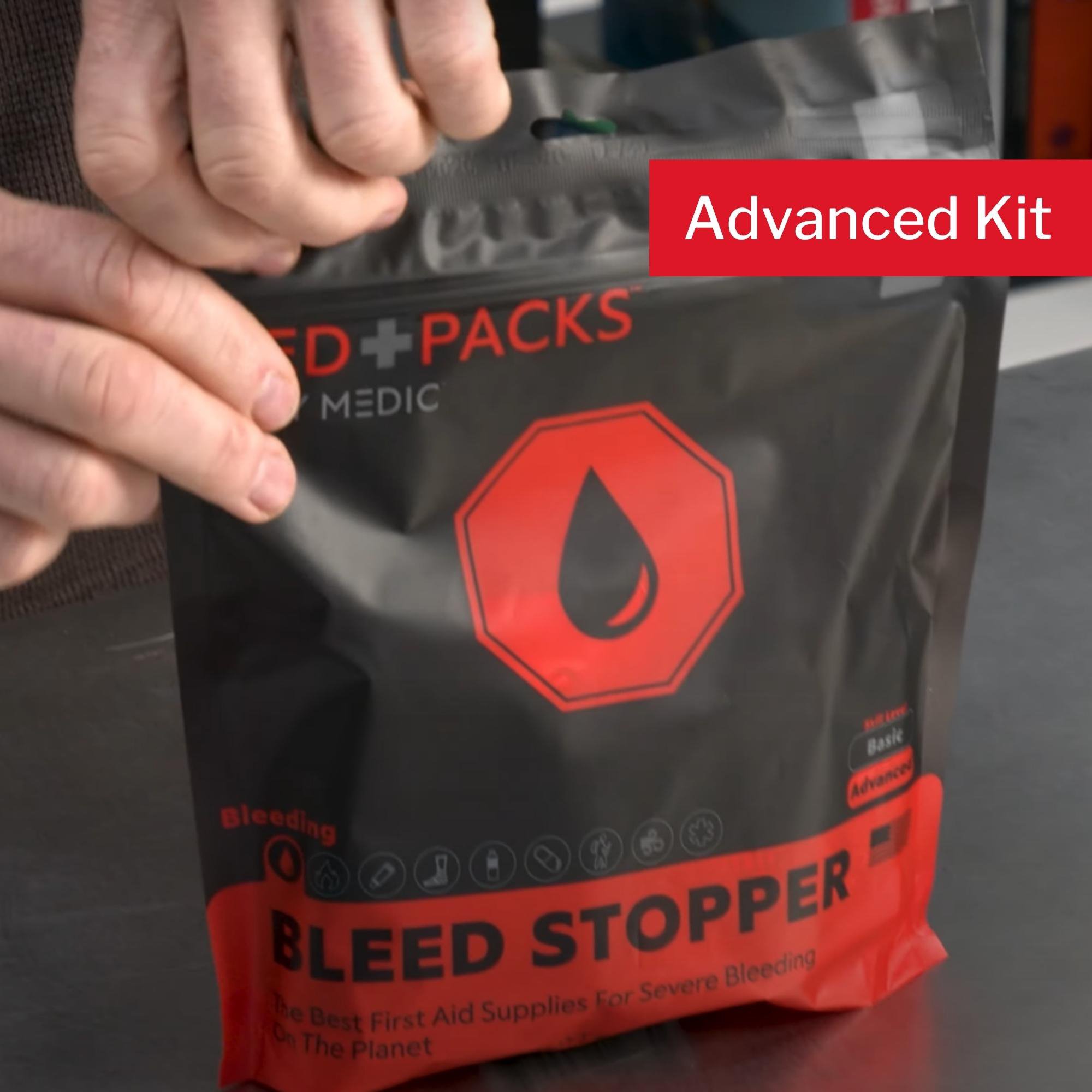 Med Packs™ First Aid Kit to Stop Bleeding - Emergency Supplies in Portable Pouch - Image 5