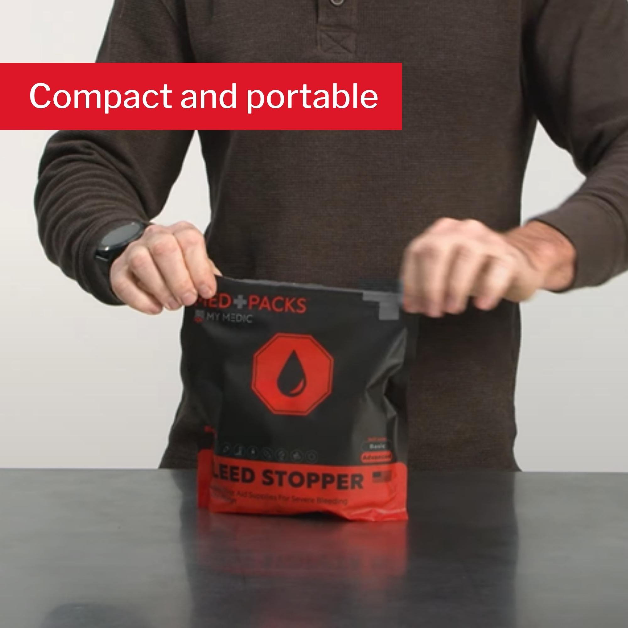 Med Packs™ First Aid Kit to Stop Bleeding - Emergency Supplies in Portable Pouch - Image 6