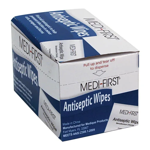 Medi First Sanitizing Skin Wipe