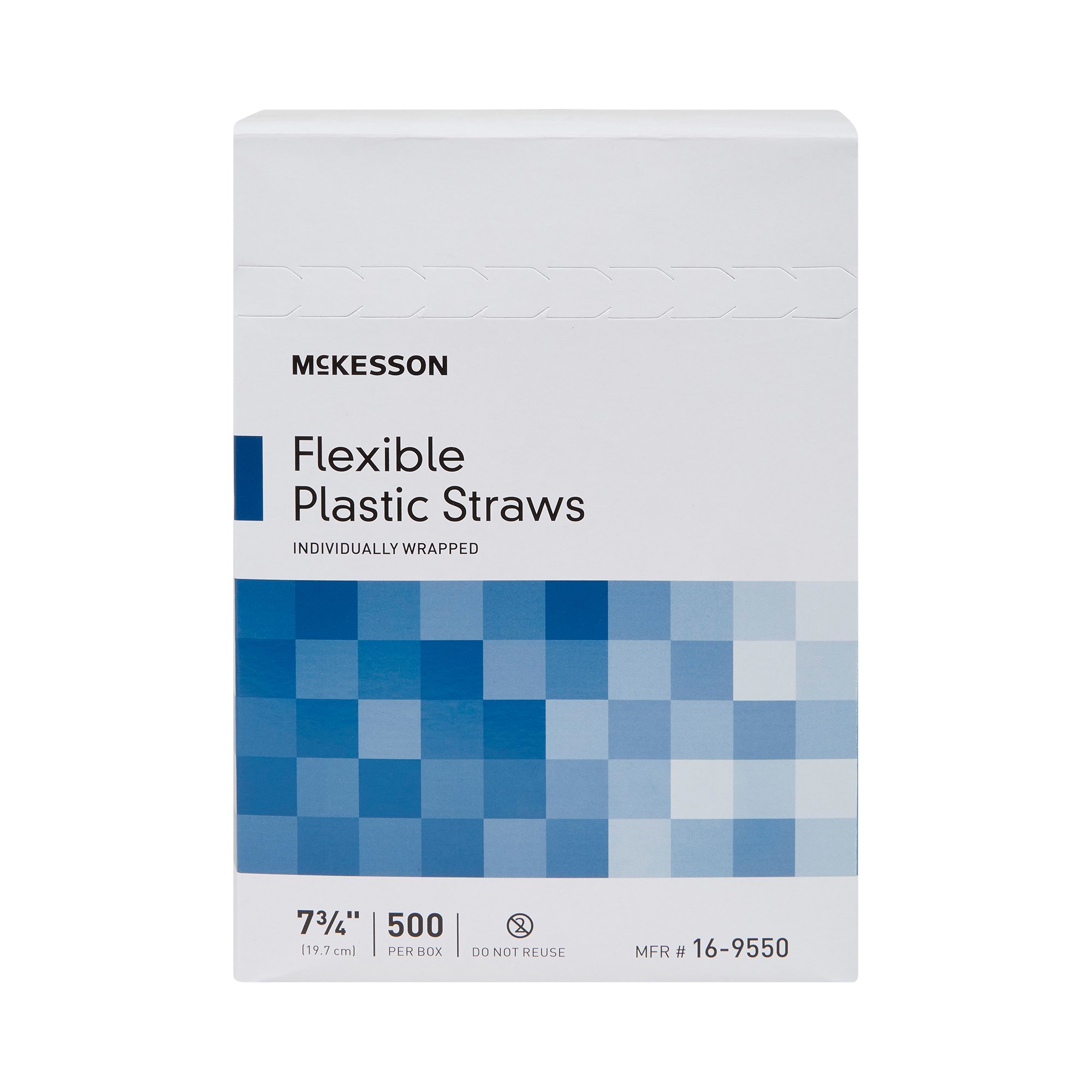 McKesson Flexible Drinking Straw, 7-3/4 Inch Length - Image 7