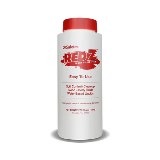 Red Z™ Spill Control Solidifier, 15-ounce Shaker Top Bottle
