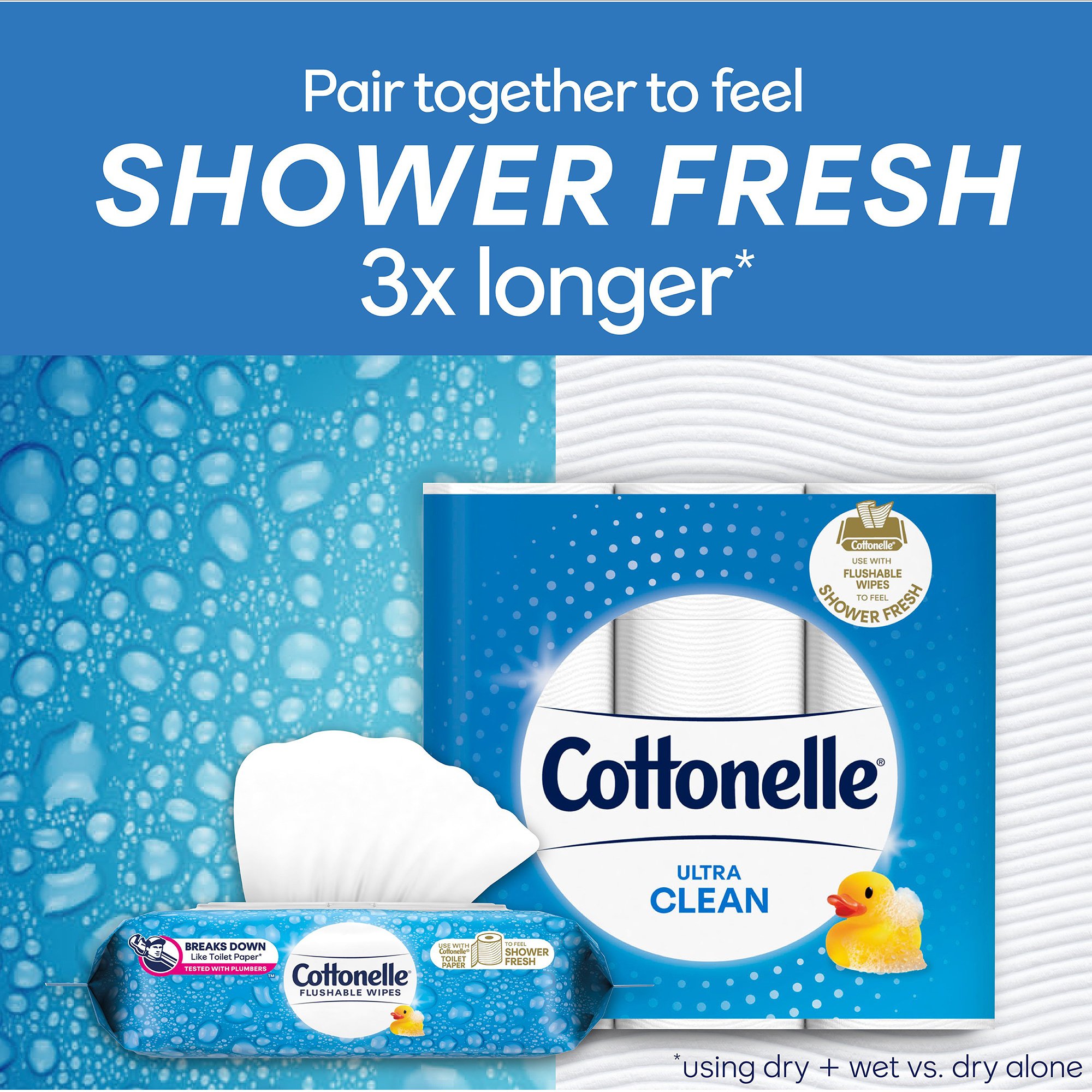 Cottonelle® FreshCare® Flushable Wipes - Image 5