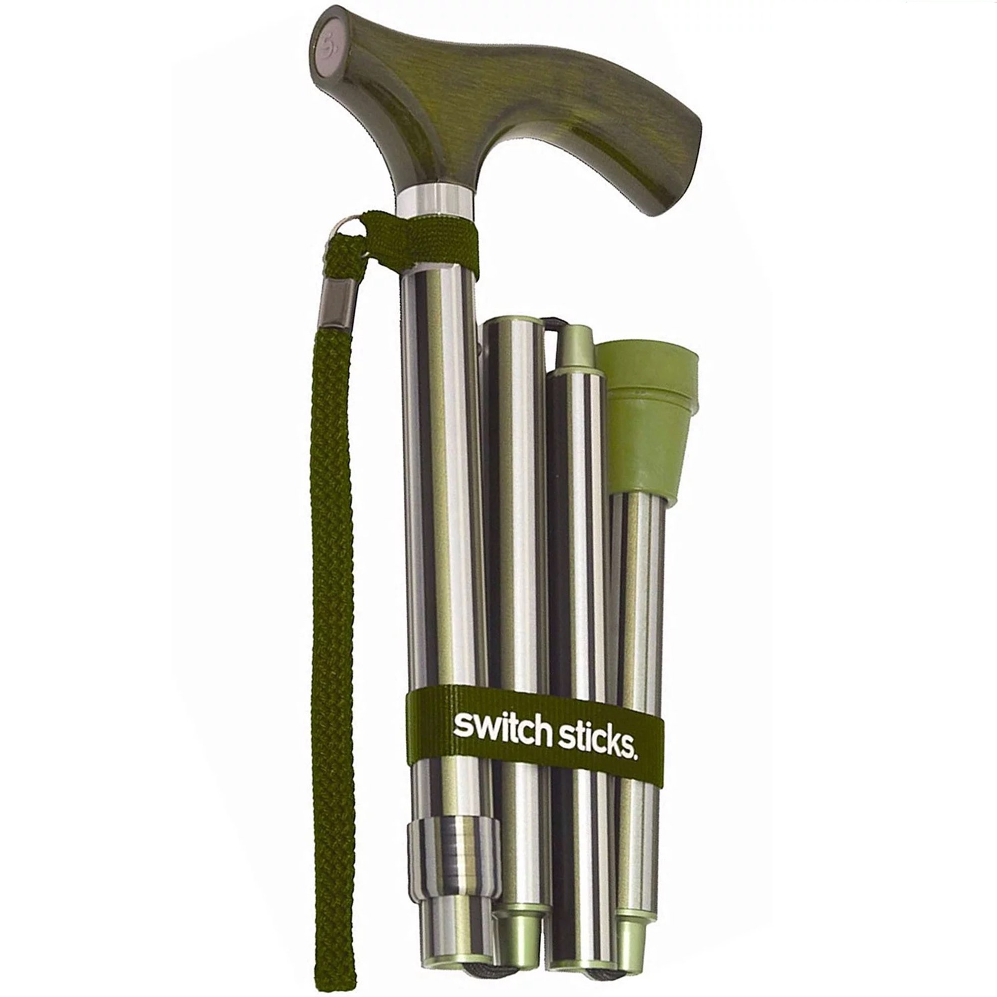 Switch Sticks® Folding Cane, Huntington Print, 32 to 37 Inch Height - Image 2