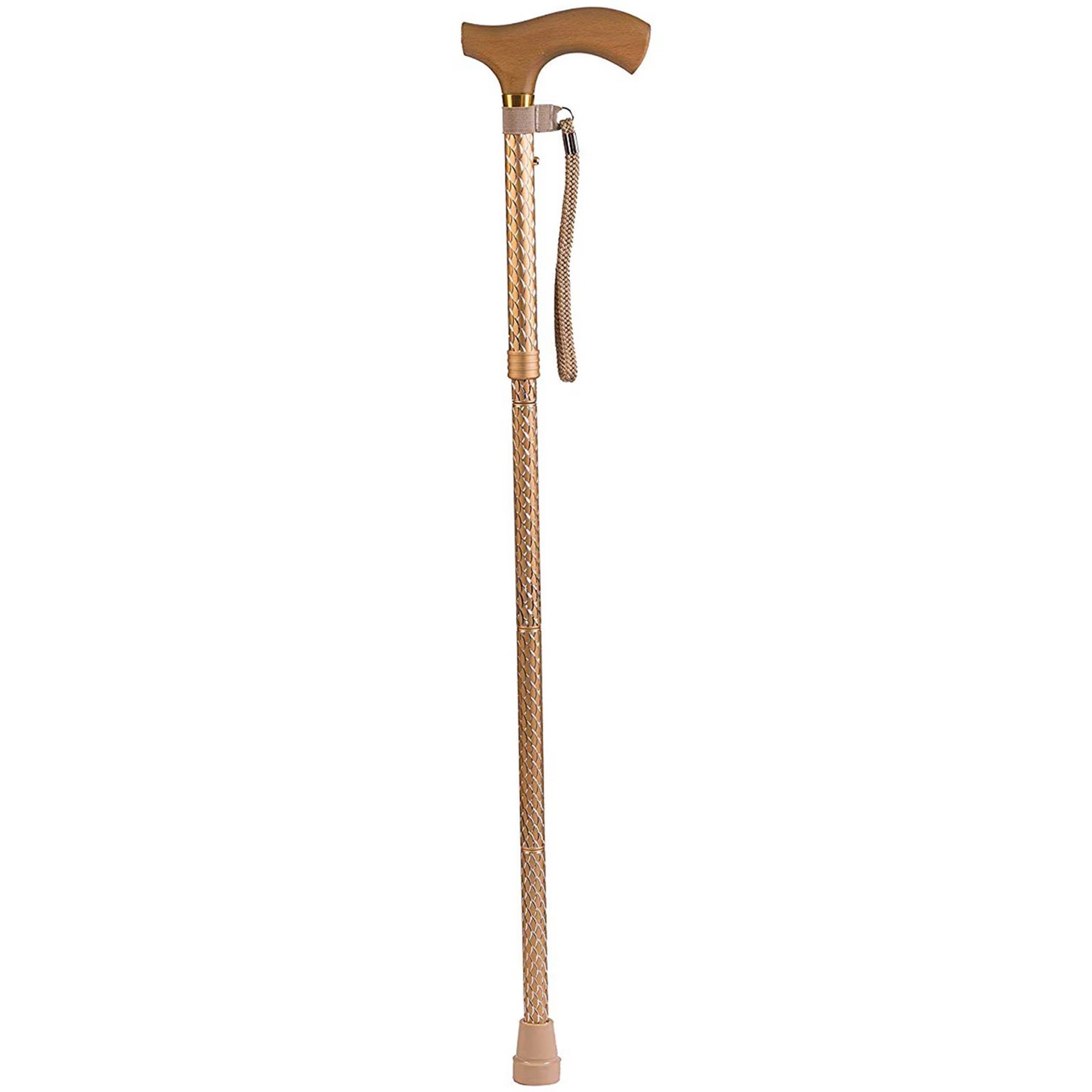 Switch Sticks® Folding Cane, Pearl Gold, 32 to 37 Inch Height - Image 2