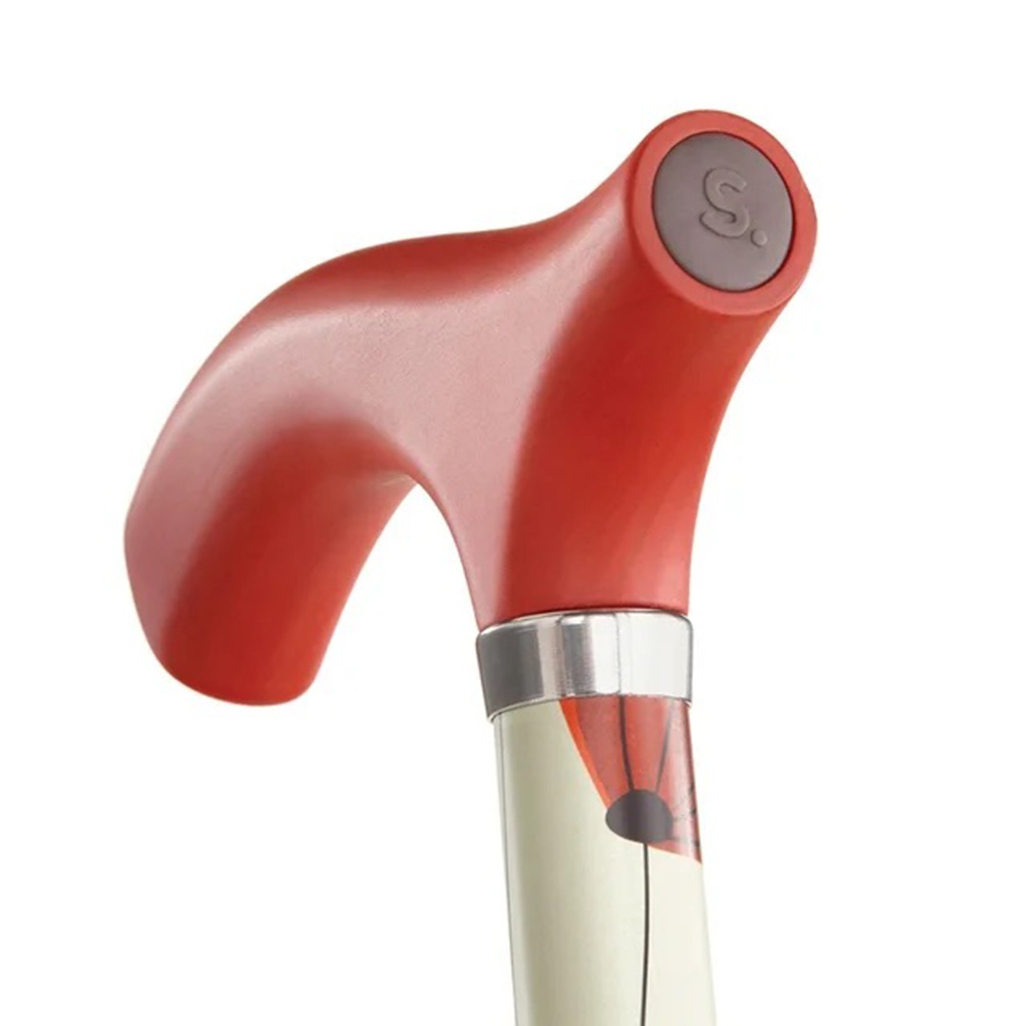 Switch Sticks® Folding Cane, Poppies Print, 32 to 37 Inch Height - Image 3