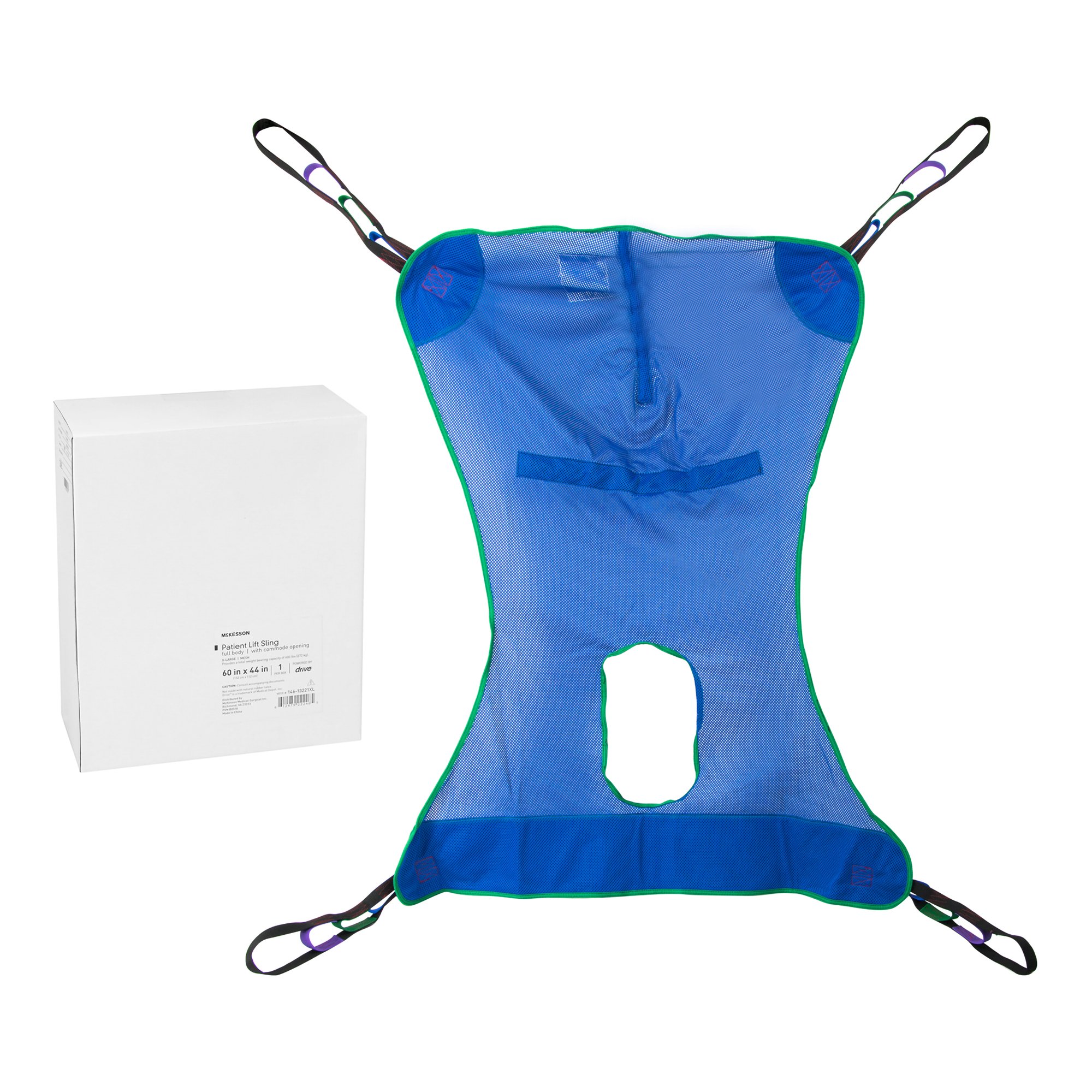 McKesson Mesh Full Body Commode Sling, Extra Large - Image 2