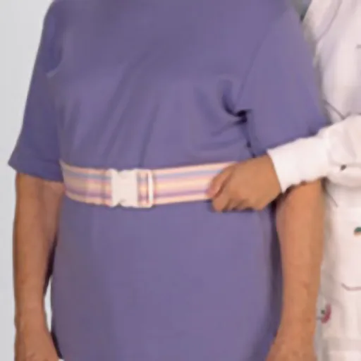 Posey® Dark Blue Gait Belt with Quick-Release Nylon Buckle, 52-Inch Length