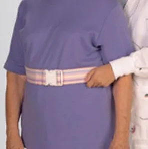 Posey® Pastel Gait Belt with Quick-Release Nylon Buckle, 52 Inch Length