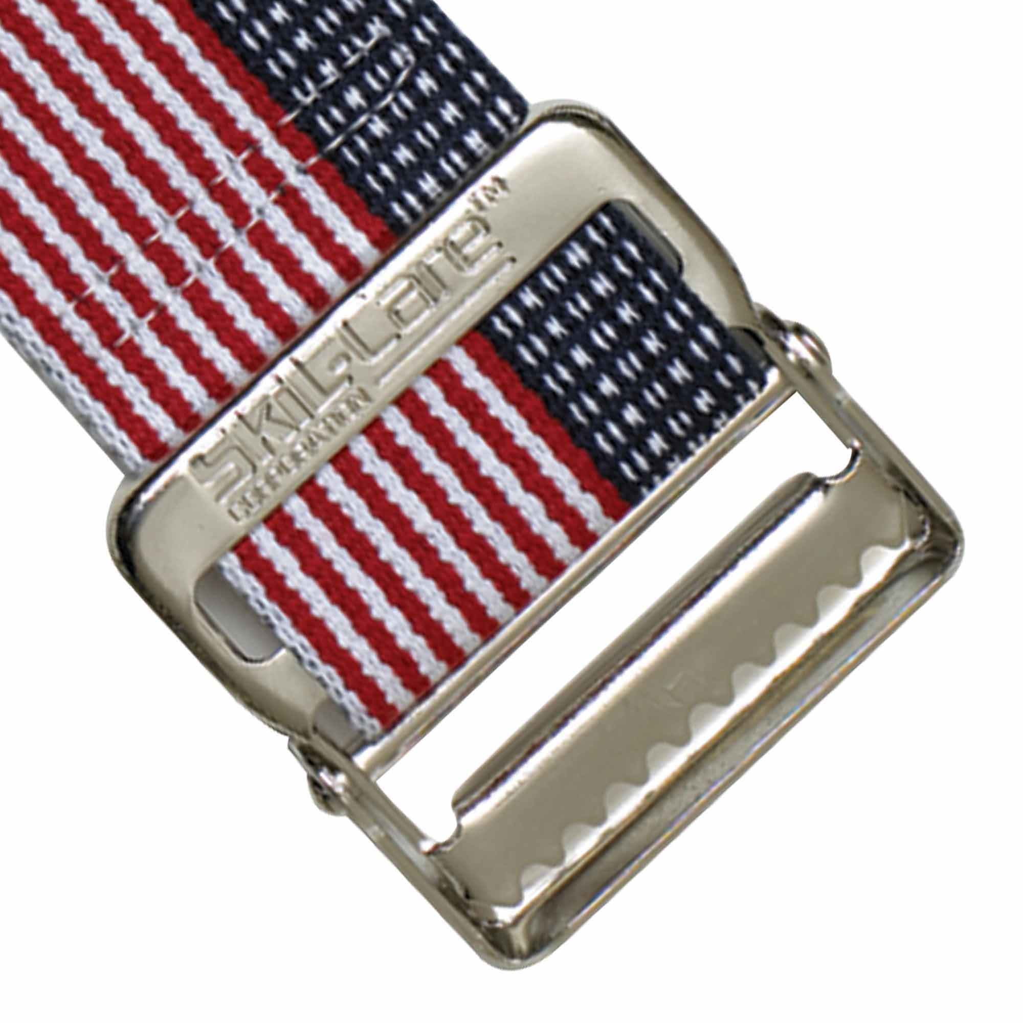 SkiL-Care™ Heavy-Duty Gait Belt with Metal Buckle, Stars & Stripes, 60 Inch - Image 3
