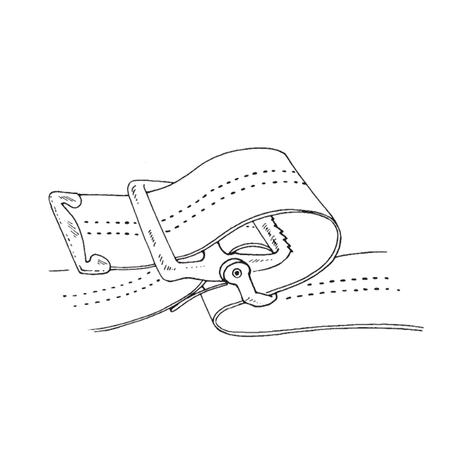 SkiL-Care™ Heavy-Duty Gait Belt with Metal Buckle, Stars & Stripes, 72 Inch - Image 3