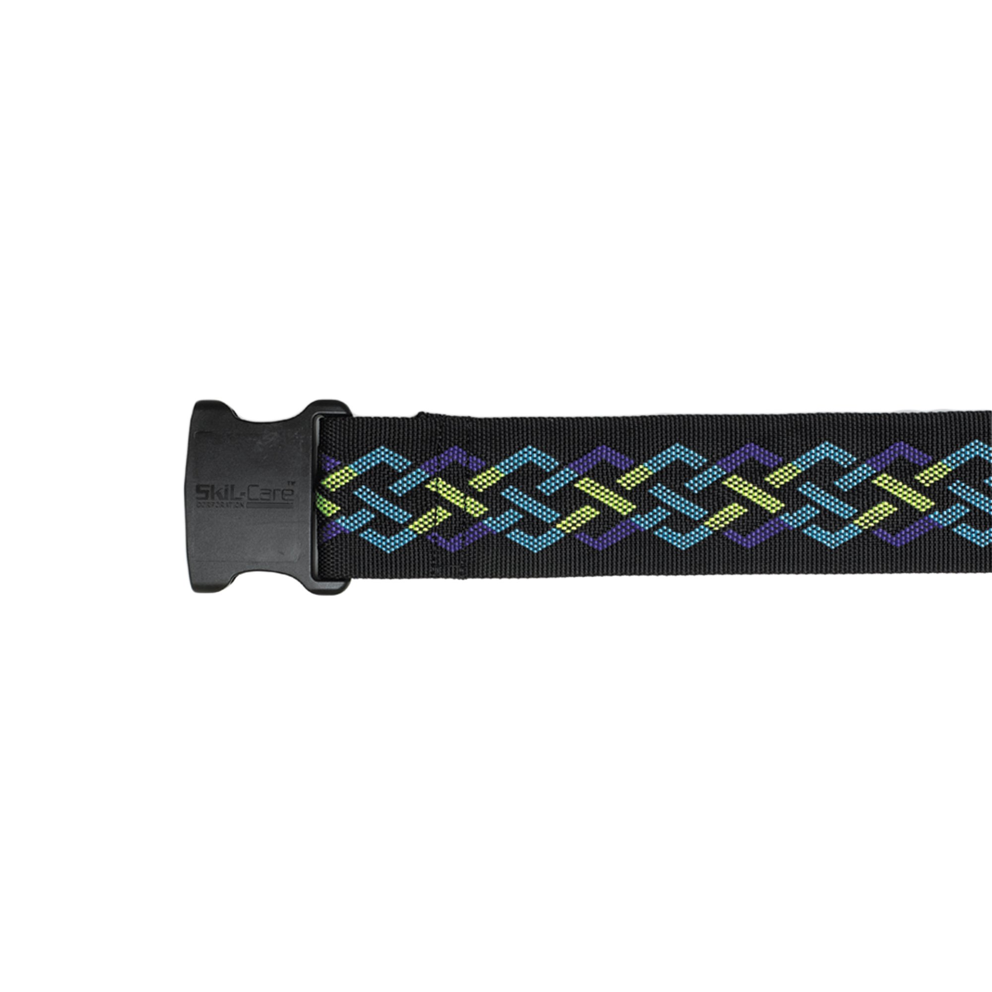 SkiL-Care™ Nylon Gait Belt with Delrin Buckle, Geo-Pattern C