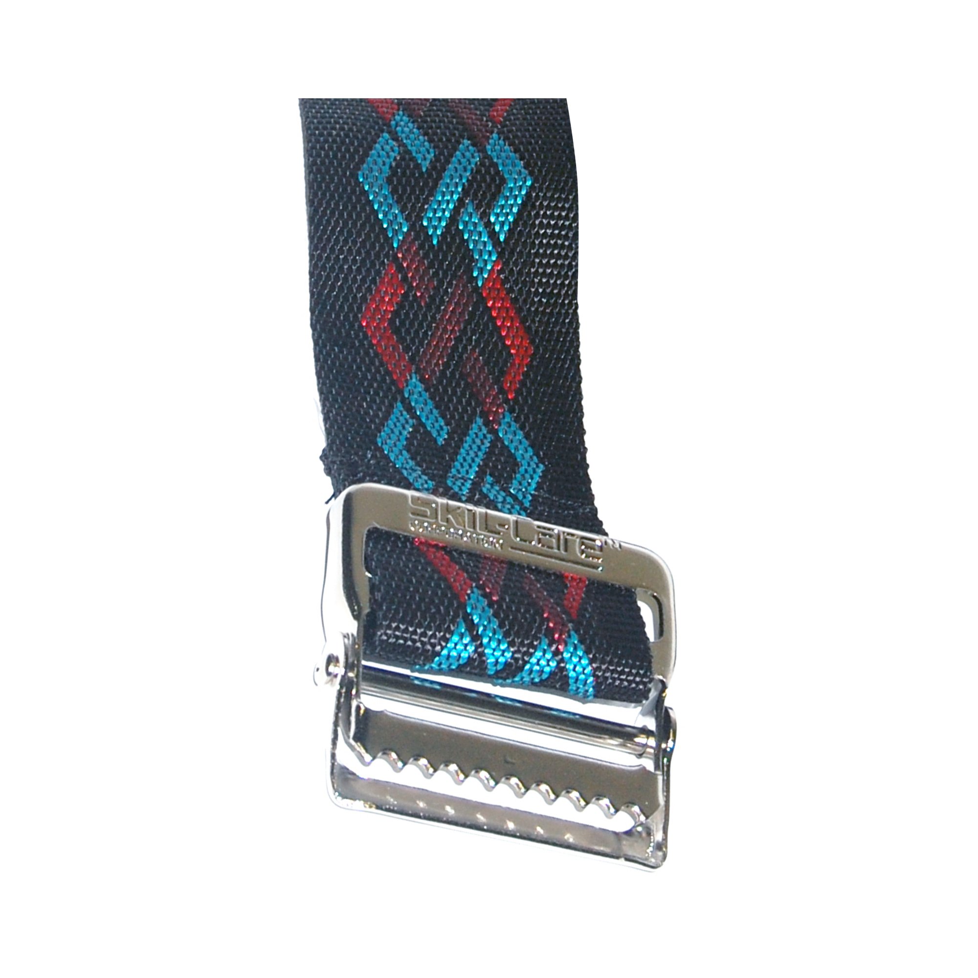 SkiL-Care™ Nylon Gait Belt with Metal Buckle, Geo-Pattern A - Image 3
