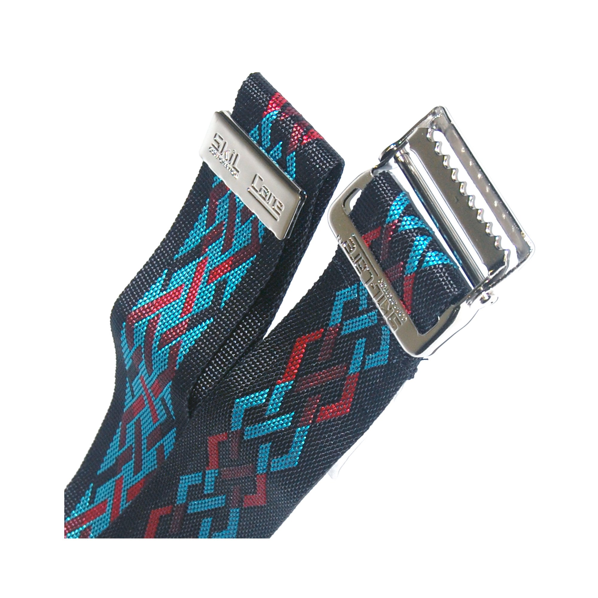 SkiL-Care™ Nylon Gait Belt with Metal Buckle, Geo-Pattern A - Image 2