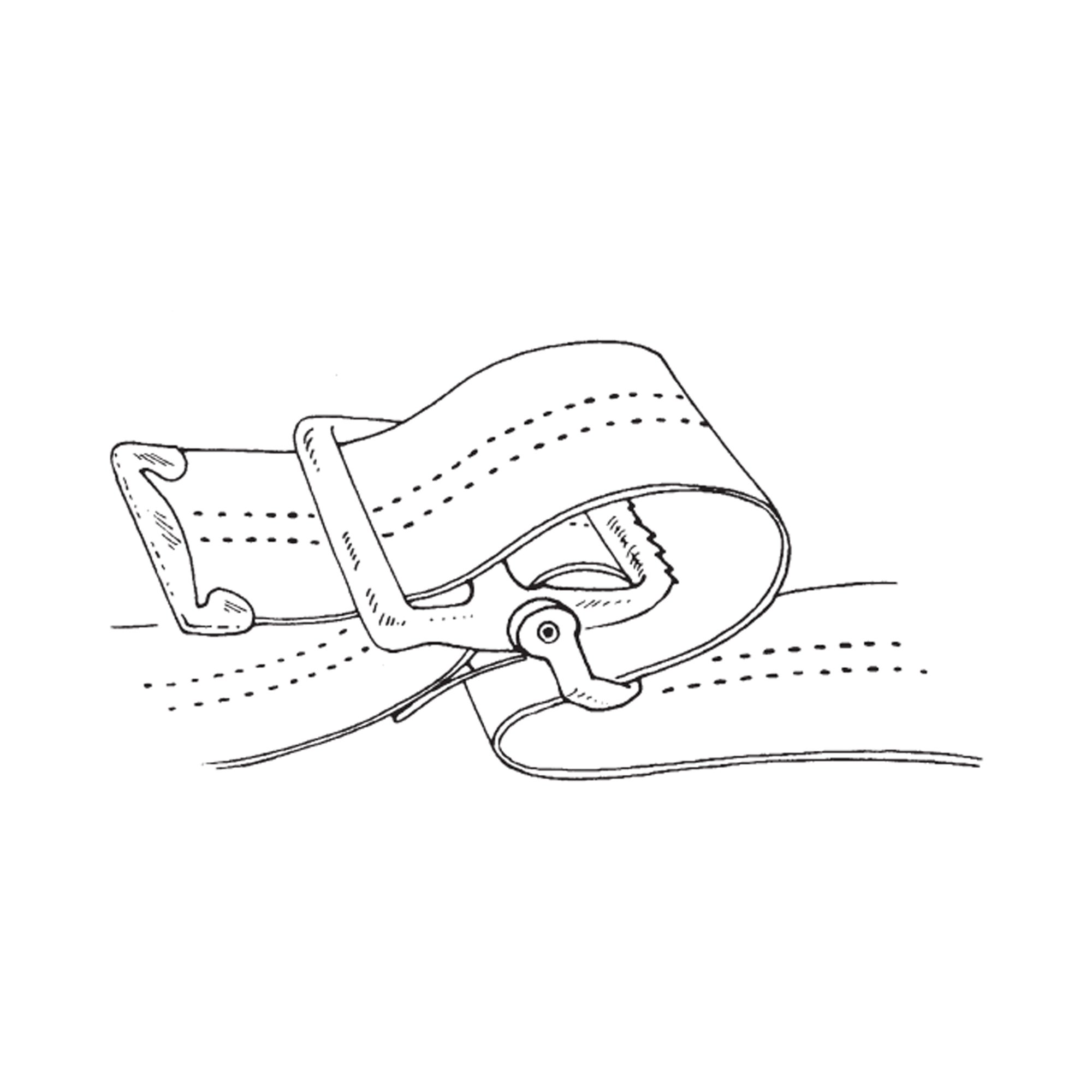 SkiL-Care™ Nylon Gait Belt with Metal Buckle, Geo-Pattern A - Image 4