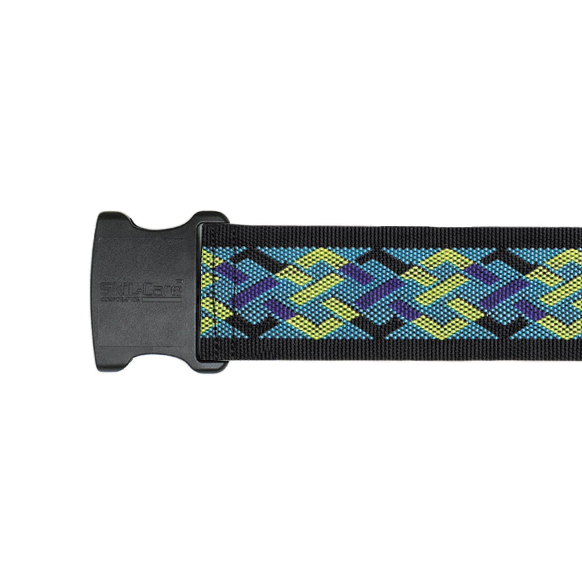 SkiL-Care™ Nylon Gait Belts with Delrin Buckle, Geo-Pattern D