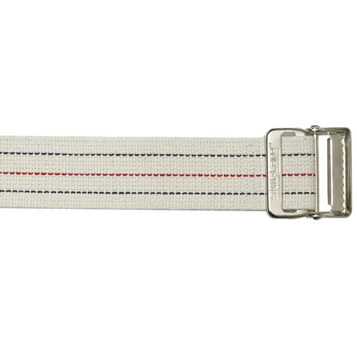 SkiL-Care™ Pinstripe Gait Belt with Metal Buckle, 60 Inch