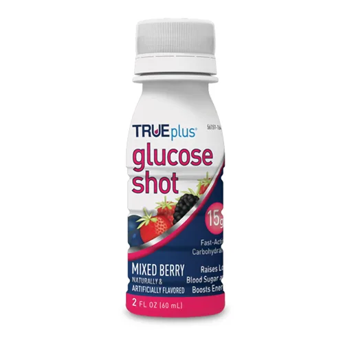 TRUEplus™ Fast Energy Liquid Glucose Shot Dietary Supplement , 2-ounce bottle