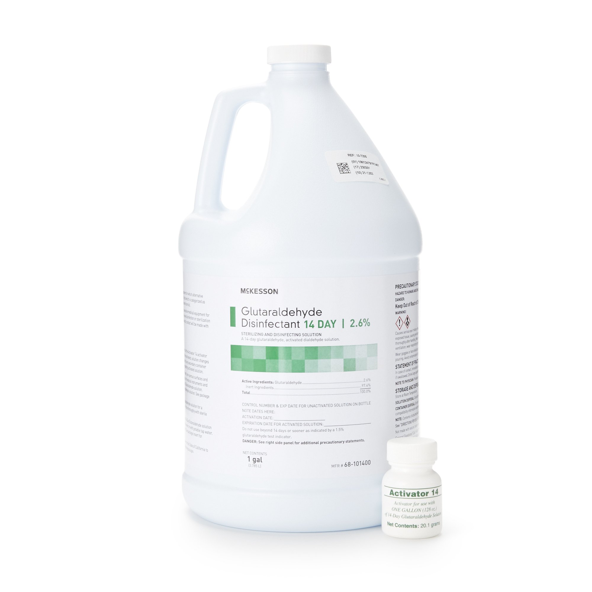 McKesson Glutaraldehyde High Level Disinfectant, 1-gallon Jug - Image 2