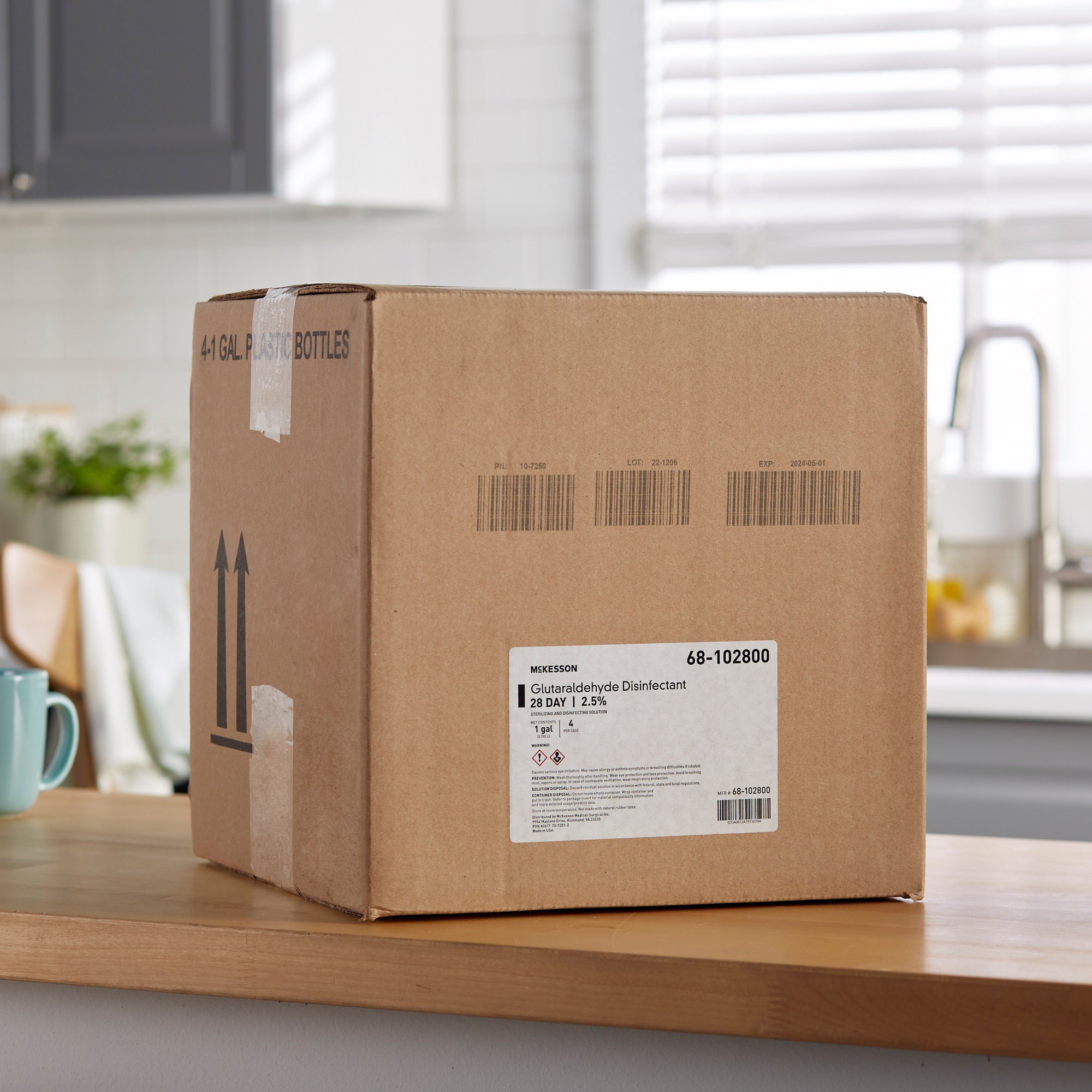 McKesson Glutaraldehyde High Level Disinfectant, 1-gallon Jug - Image 9