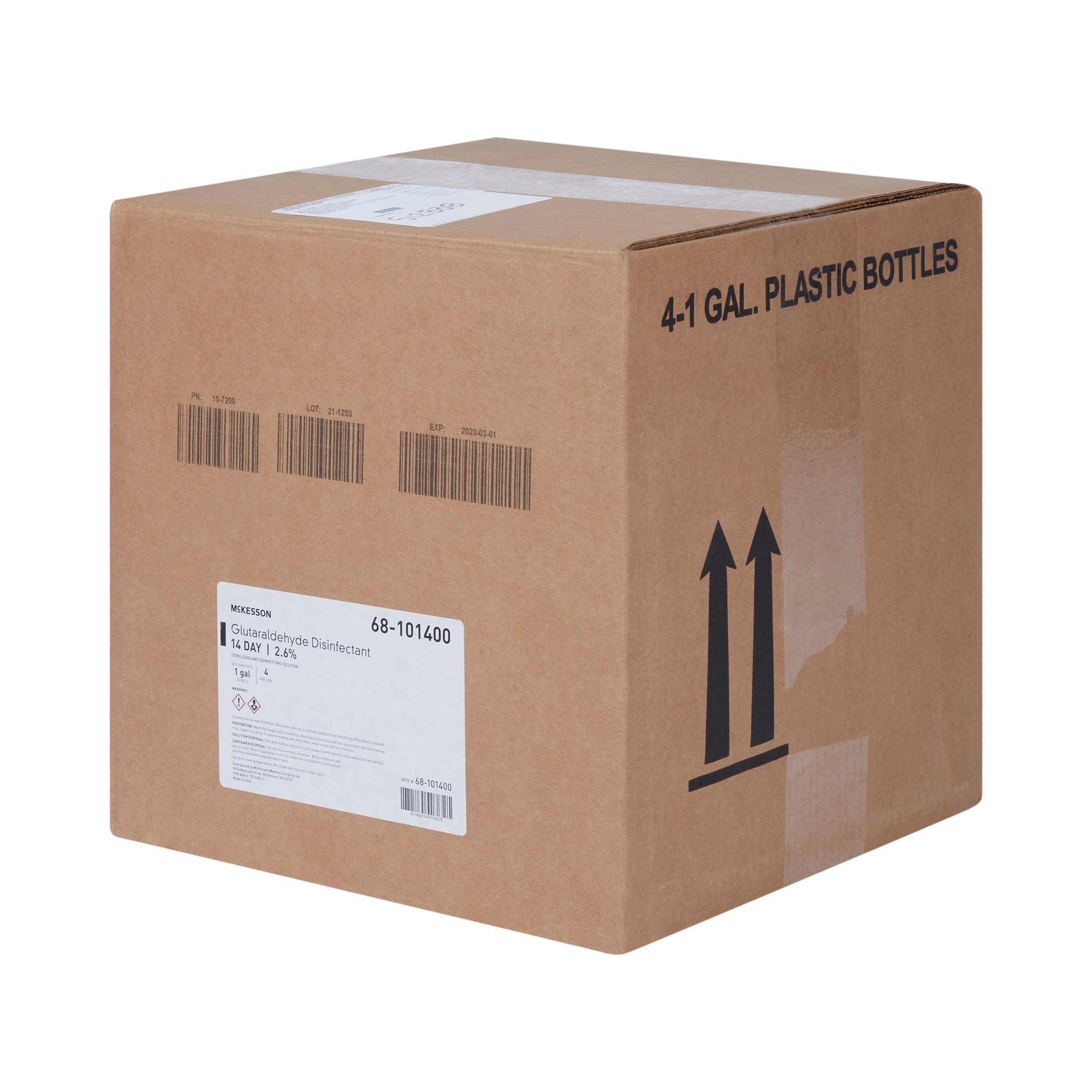 McKesson Glutaraldehyde High Level Disinfectant, 1-gallon Jug - Image 4