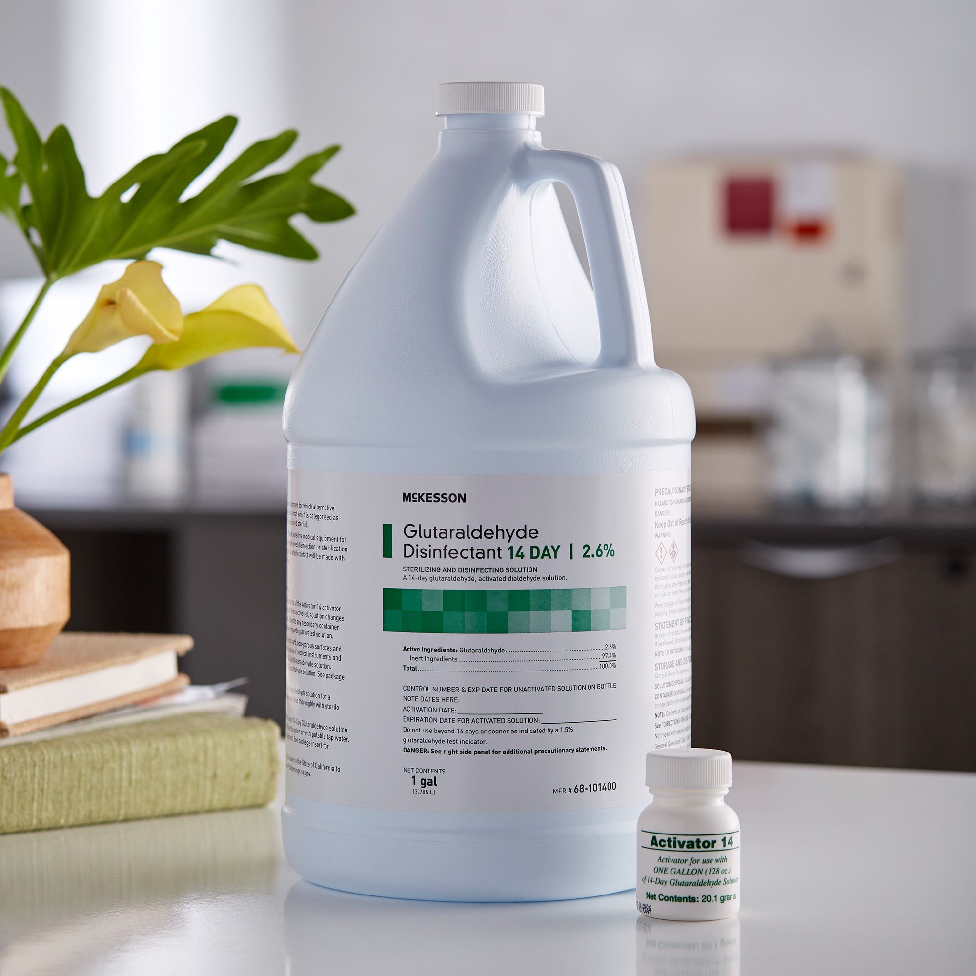 McKesson Glutaraldehyde High Level Disinfectant, 1-gallon Jug - Image 5