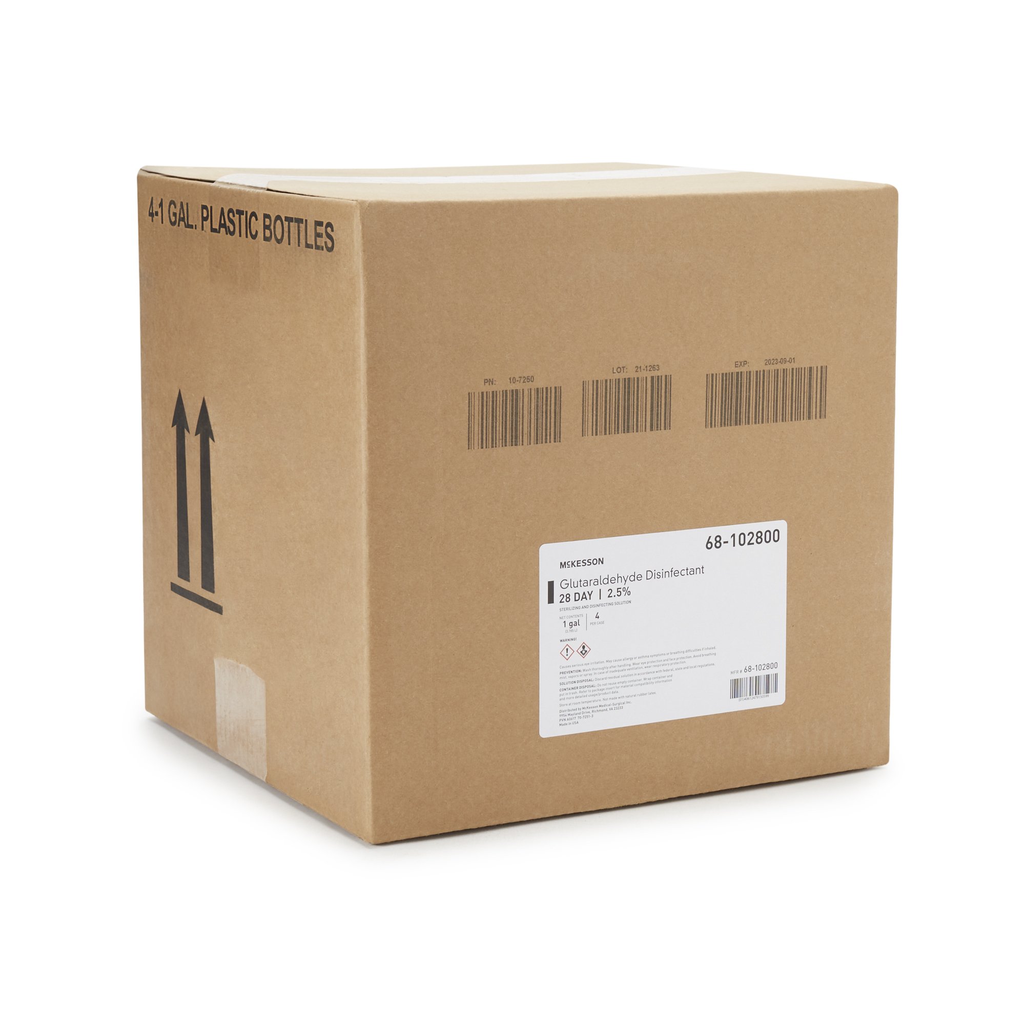 McKesson Glutaraldehyde High Level Disinfectant, 1-gallon Jug - Image 5