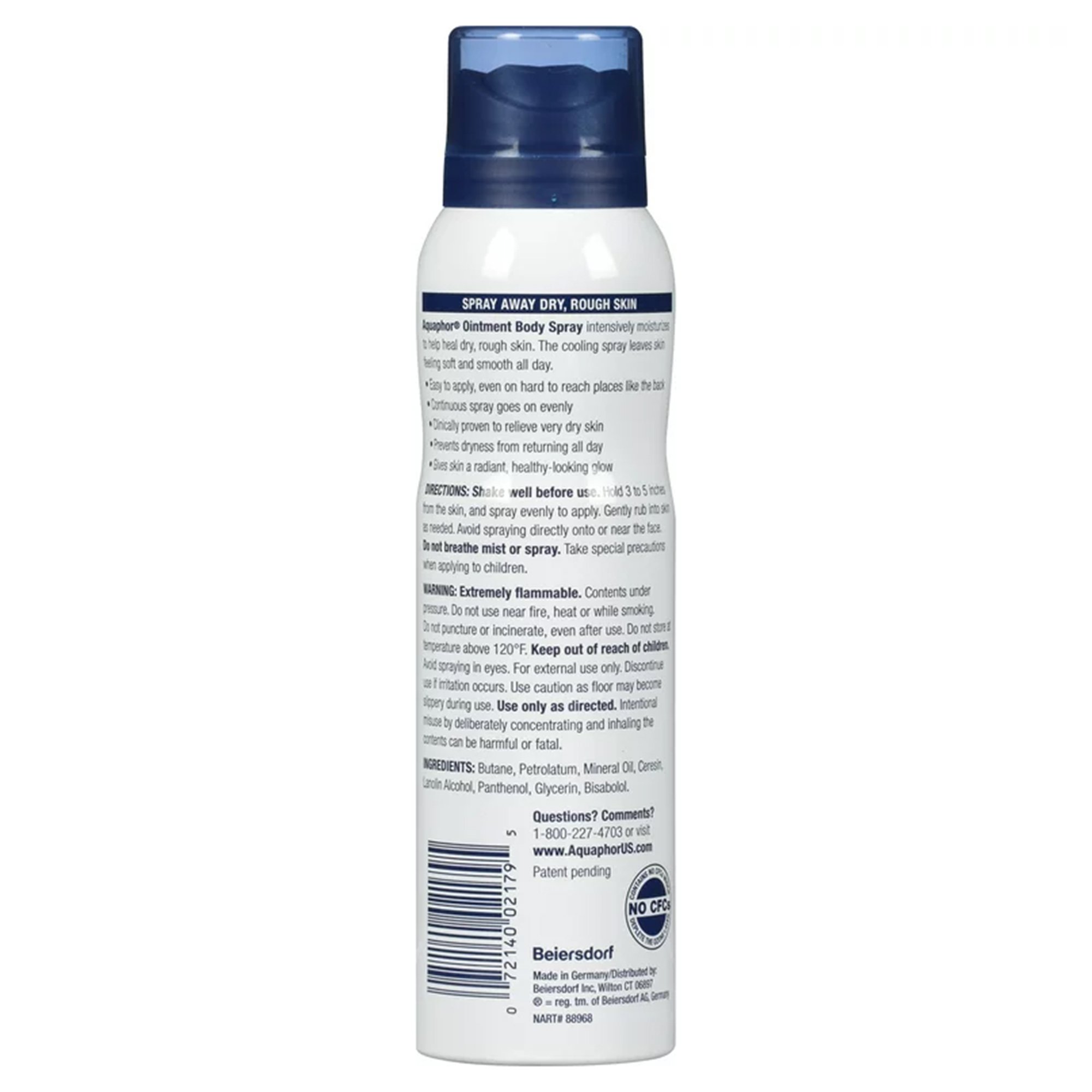 Aquaphor Advanced Therapy Ointment Body Spray, 3.7-ounce Aerosol Can - Image 2
