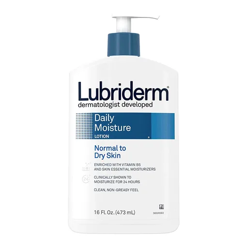 Lubriderm® Daily Moisture Lotion Unscented, 16-ounce Pump Bottle