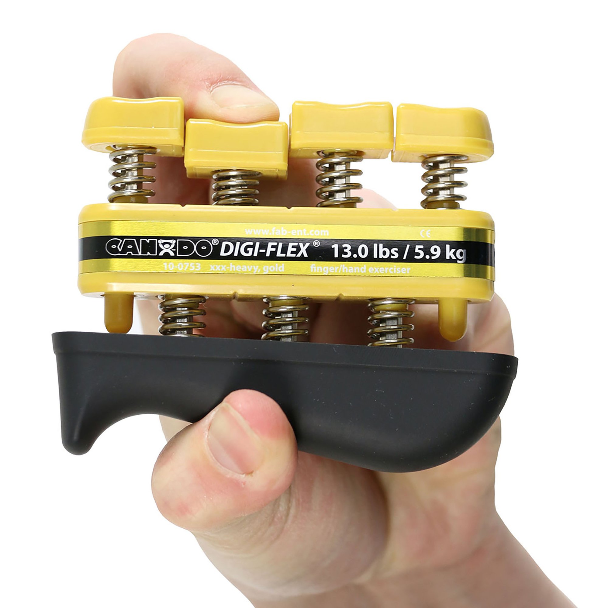 CanDo® Digi-Flex® Hand Exerciser, Gold, 3X-Heavy - Image 3