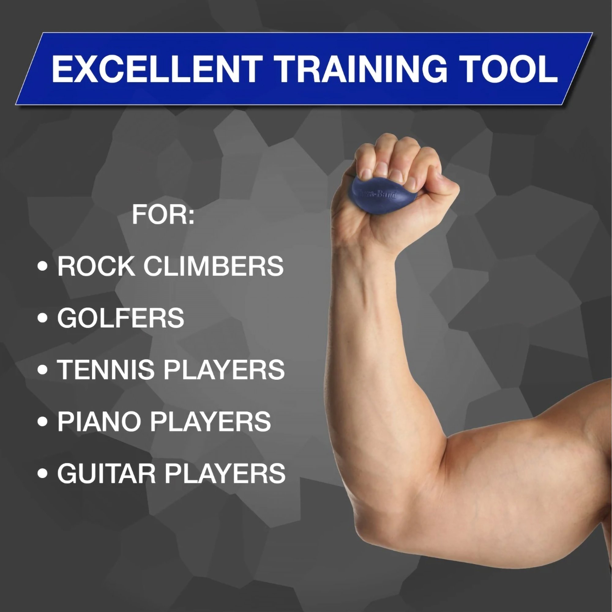 TheraBand Hand Exerciser, Regular Size, Heavy Resistance - Image 3