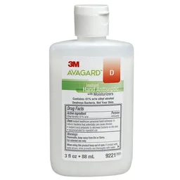 3M Avagard D Hand Antiseptic with Moisturizers, 3-ounce Bottle