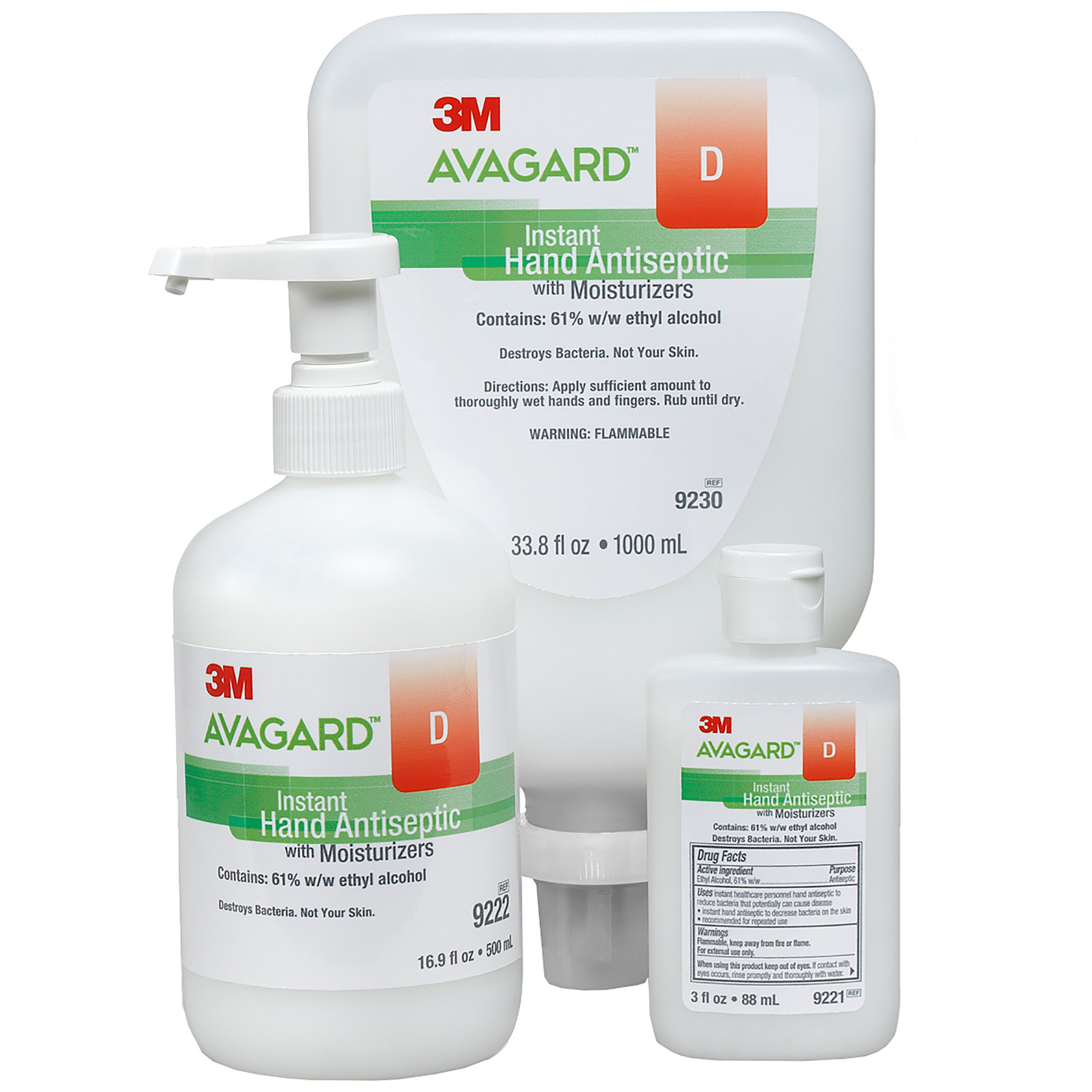 3M Avagard D Hand Antiseptic with Moisturizers, 3-ounce Bottle - Image 5