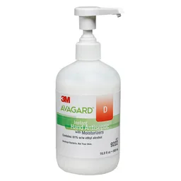 3M Avagard D Hand Antiseptic, 16 oz, Pump Bottle