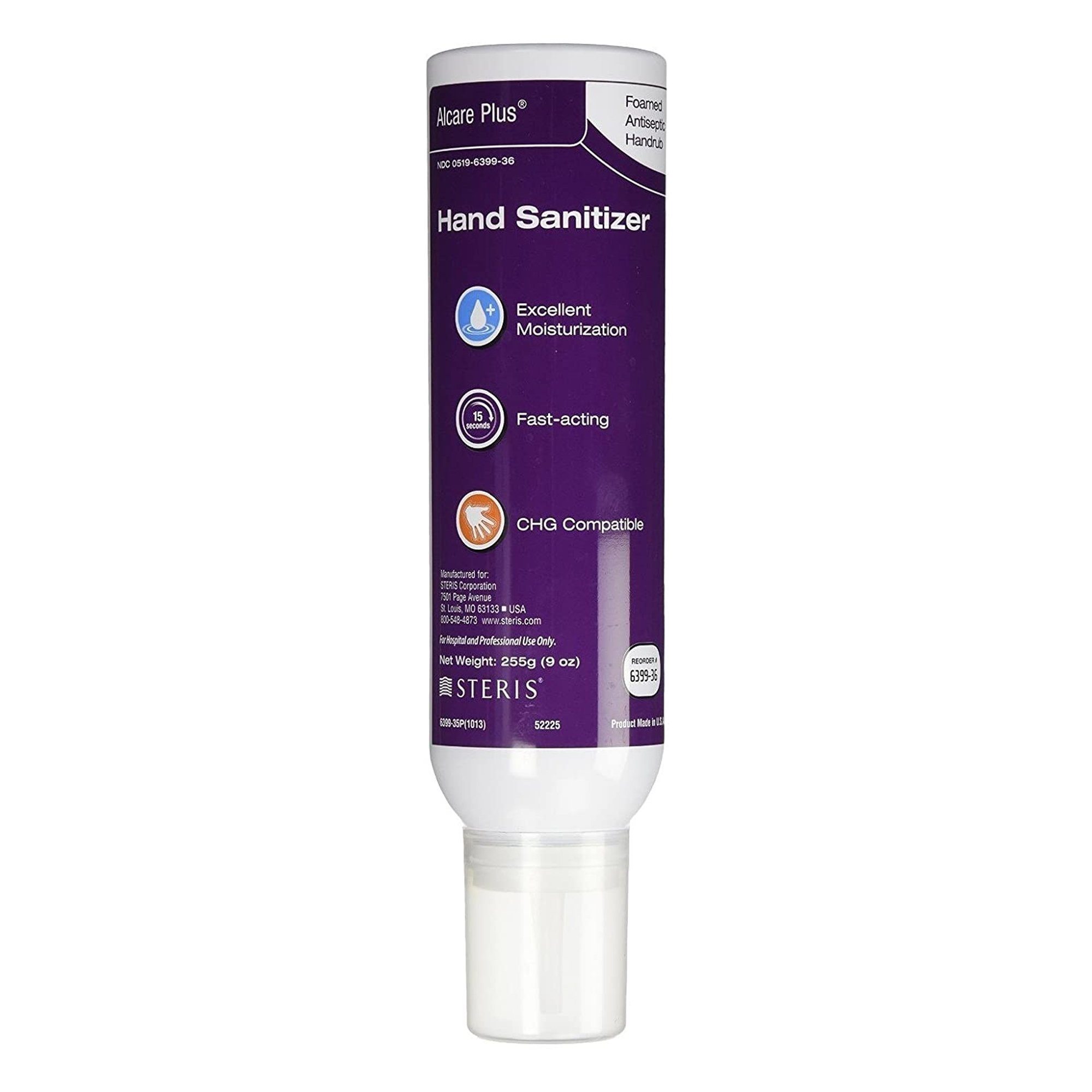 Alcare® Plus Foaming 62% Ethyl Alcohol Hand Sanitizer, 9-ounce Aerosol Can