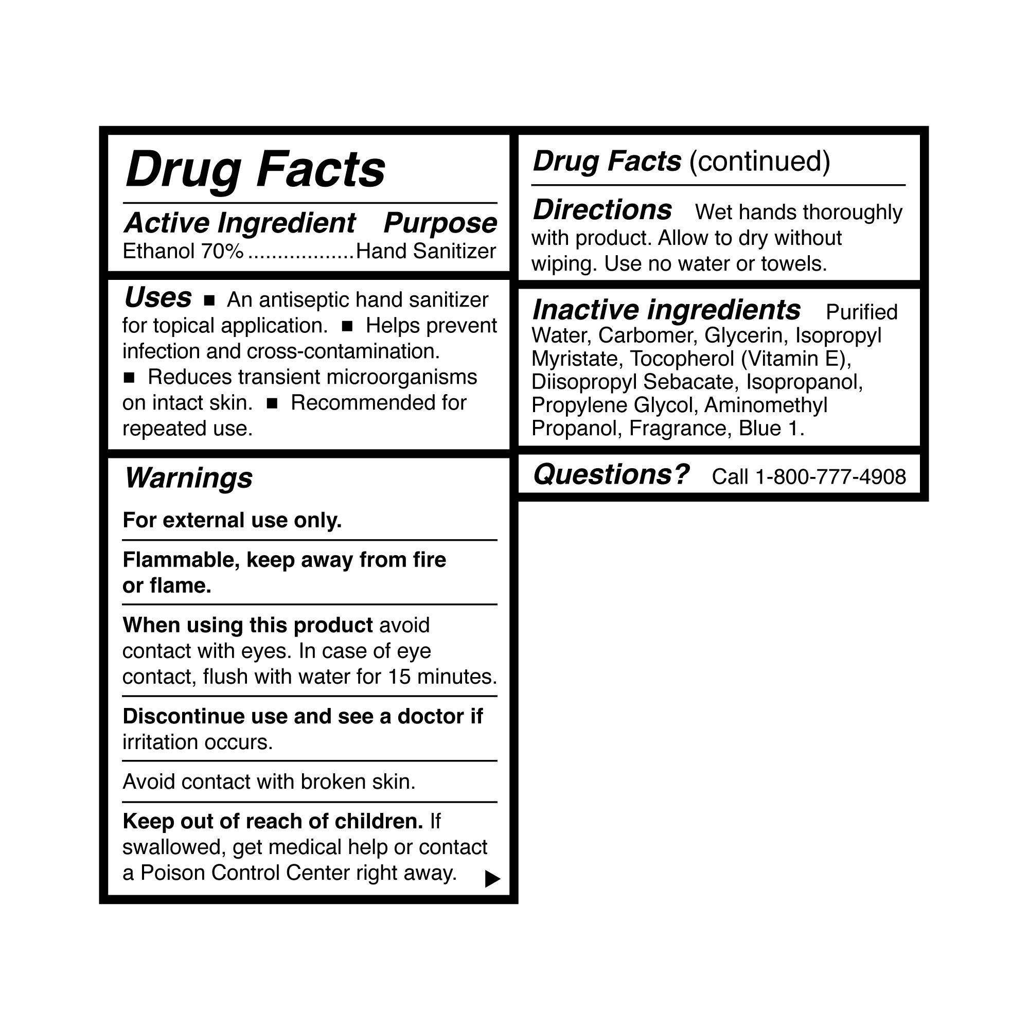 McKesson Premium Hand Sanitizer 70% Alcohol Gel, 18 oz Bottle, Summer Rain Scent - Image 2