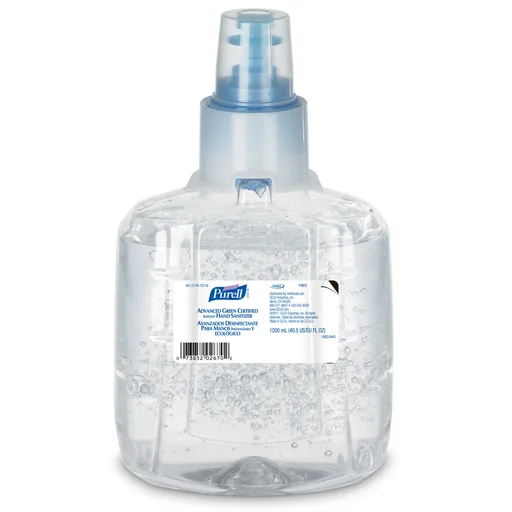 Purell® Advanced Hand Sanitizer 1,200 mL 70% Ethyl Alcohol Gel Green Certified