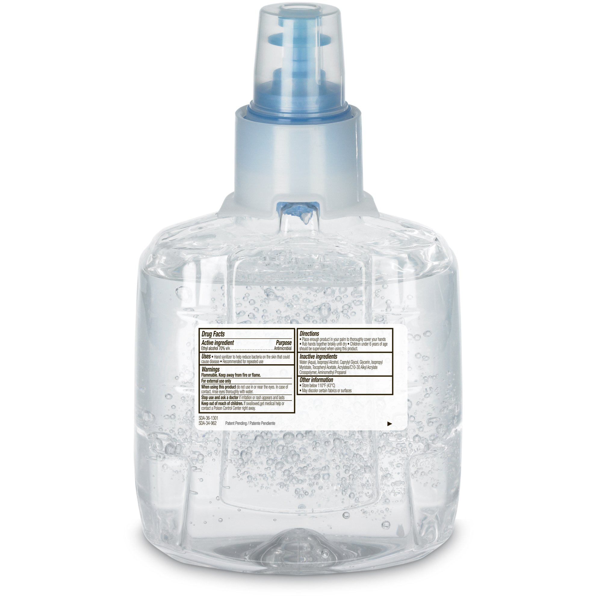 Purell® Advanced Hand Sanitizer 1,200 mL 70% Ethyl Alcohol Gel Green Certified - Image 2