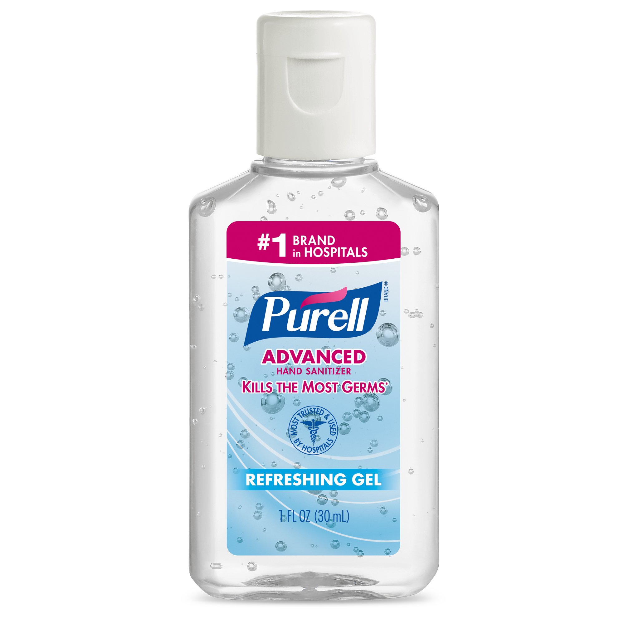 Purell® Advanced Hand Sanitizer 70% Ethyl Alcohol Gel, 1-ounce Bottle