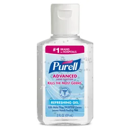 Purell® Advanced Hand Sanitizer 70% Ethyl Alcohol Gel, 2-ounce Bottle