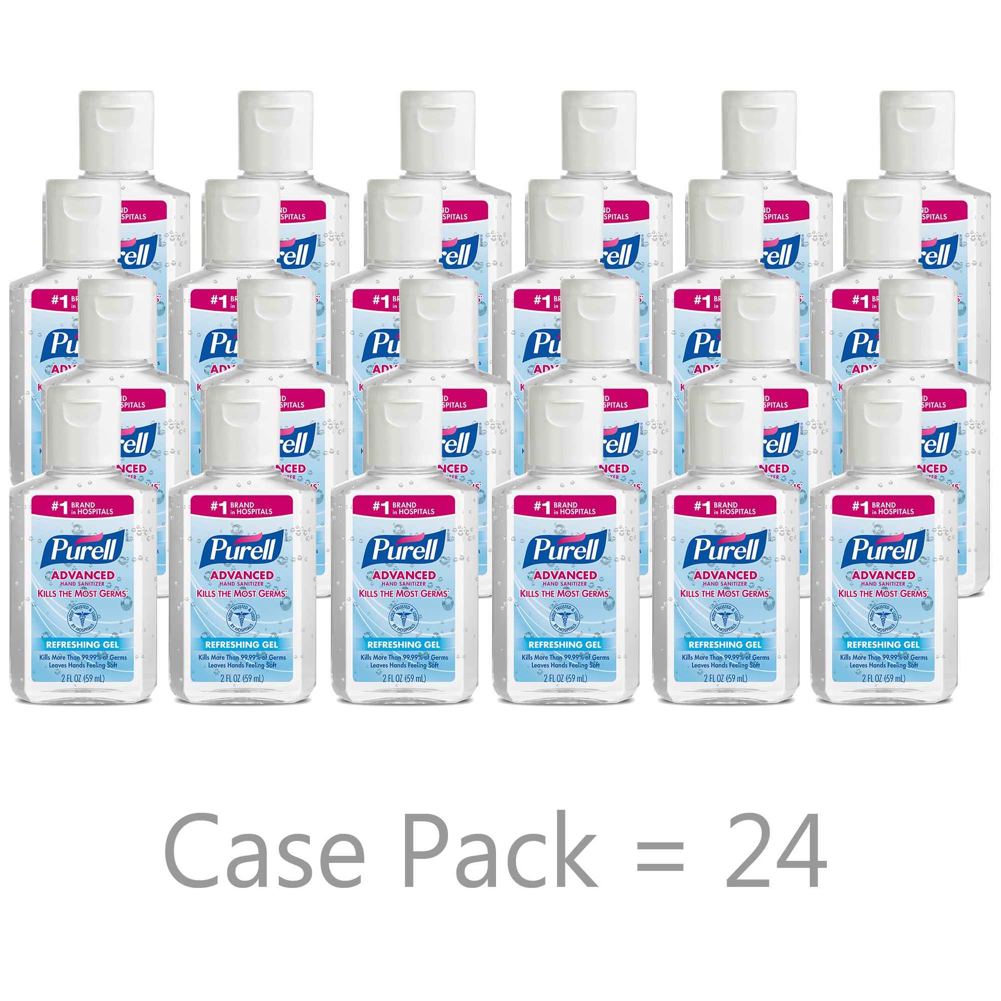 Purell® Advanced Hand Sanitizer 70% Ethyl Alcohol Gel, 2-ounce Bottle - Image 7