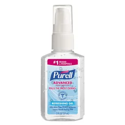 Purell® Advanced Hand Sanitizer 70% Ethyl Alcohol Gel, 2-ounce Pump Bottle