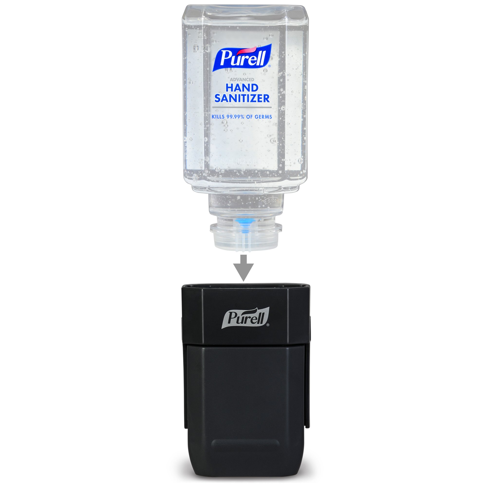Purell® Advanced Hand Sanitizer Gel, 450 mL Refill for ES1 Dispensers - Image 2