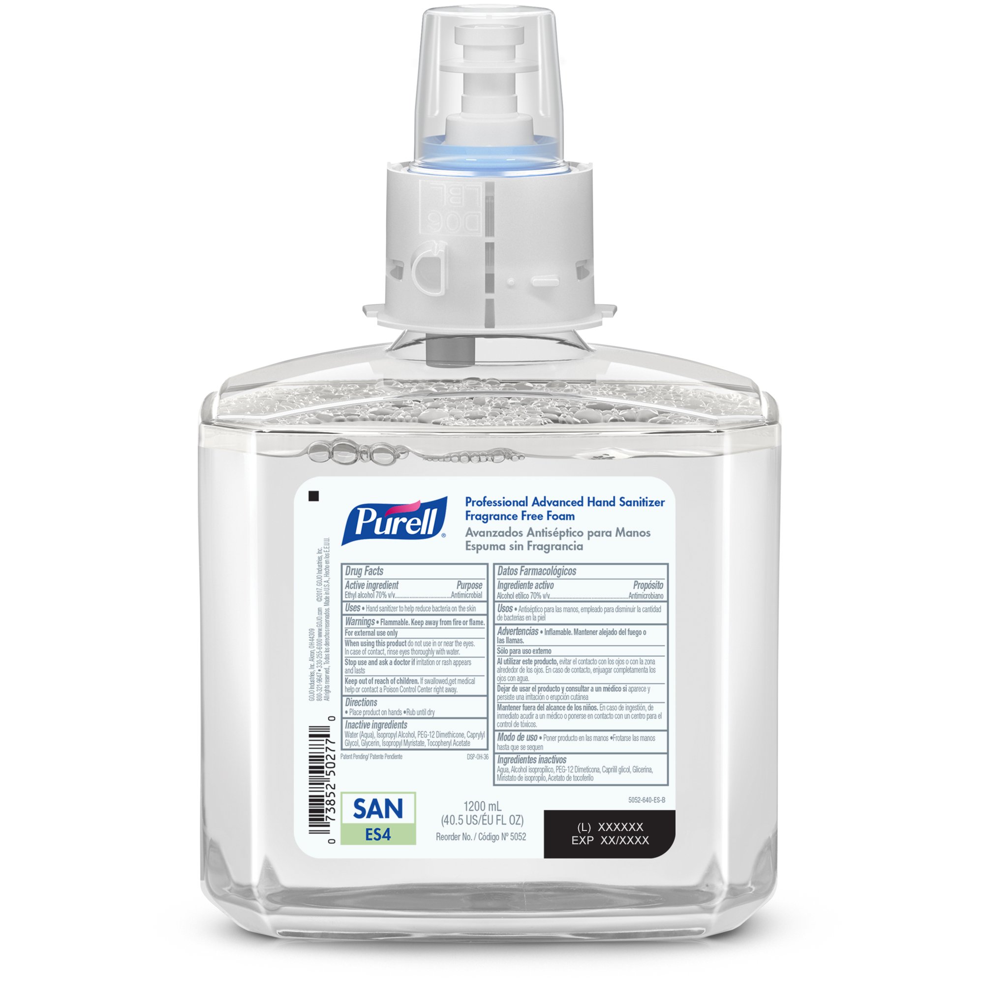 Purell® Healthcare Advanced Foaming Hand Sanitizer, 1,200 mL Refill Bottle - Image 2
