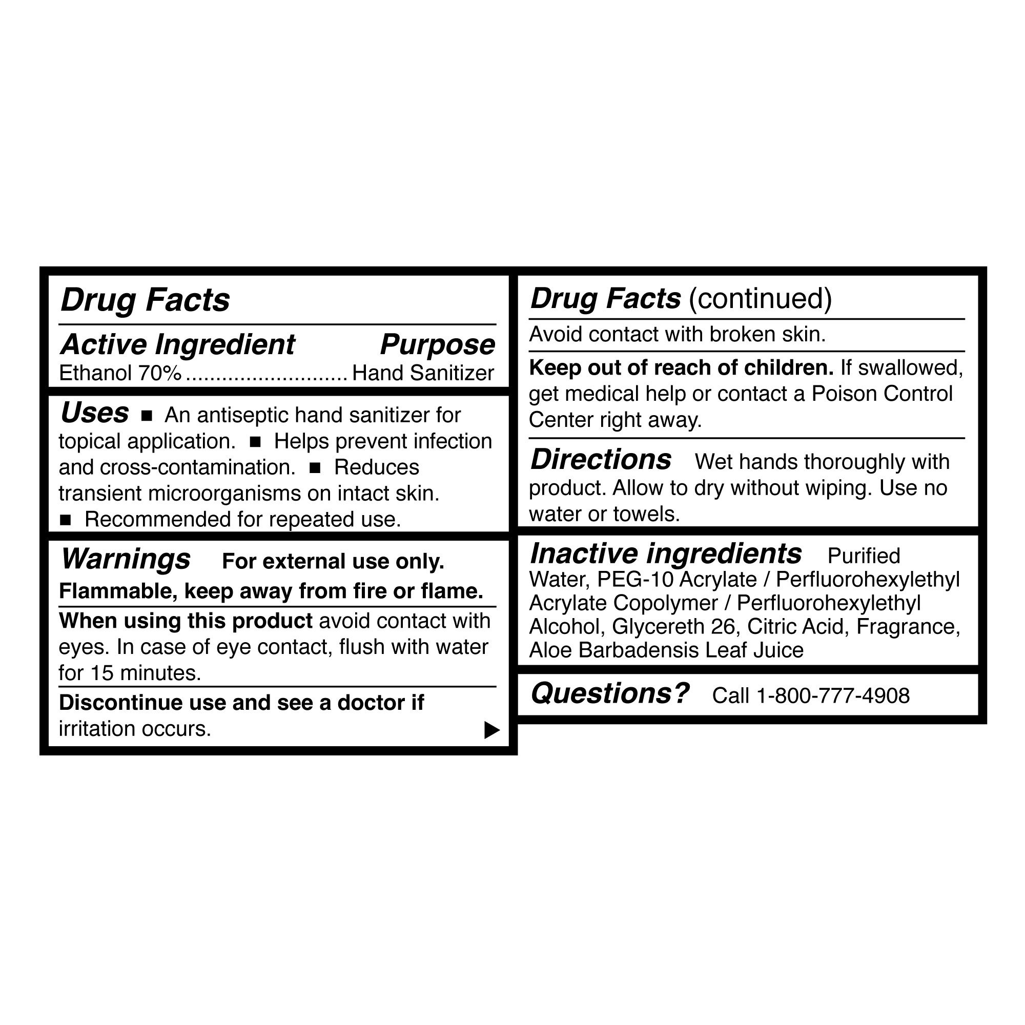 McKesson Foaming Hand Sanitizer with Aloe, 8.5 oz. Pump Bottle - Image 2