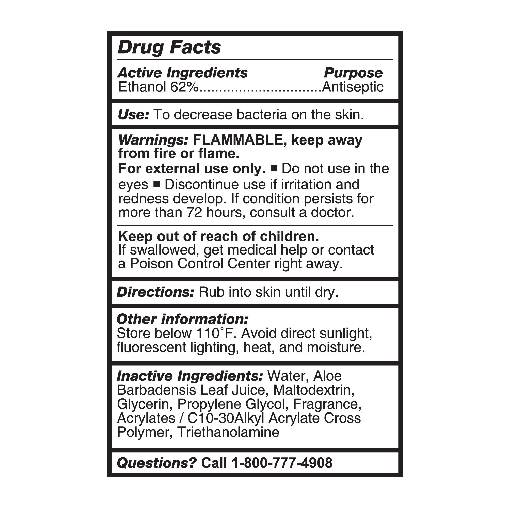 McKesson Gel Hand Sanitizer with Aloe, 8 oz. Pump Bottle - Image 3