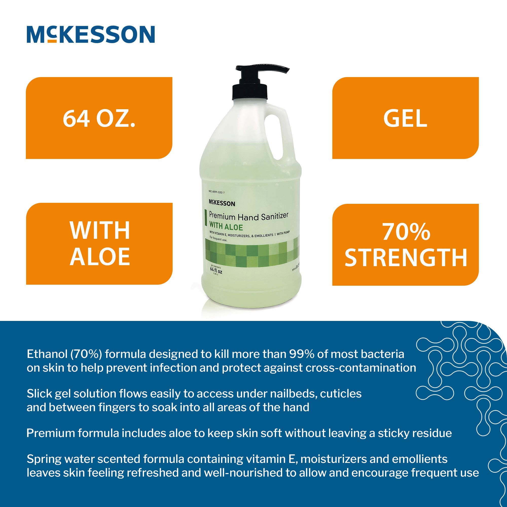 McKesson Premium Hand Sanitizer with Aloe - Image 3