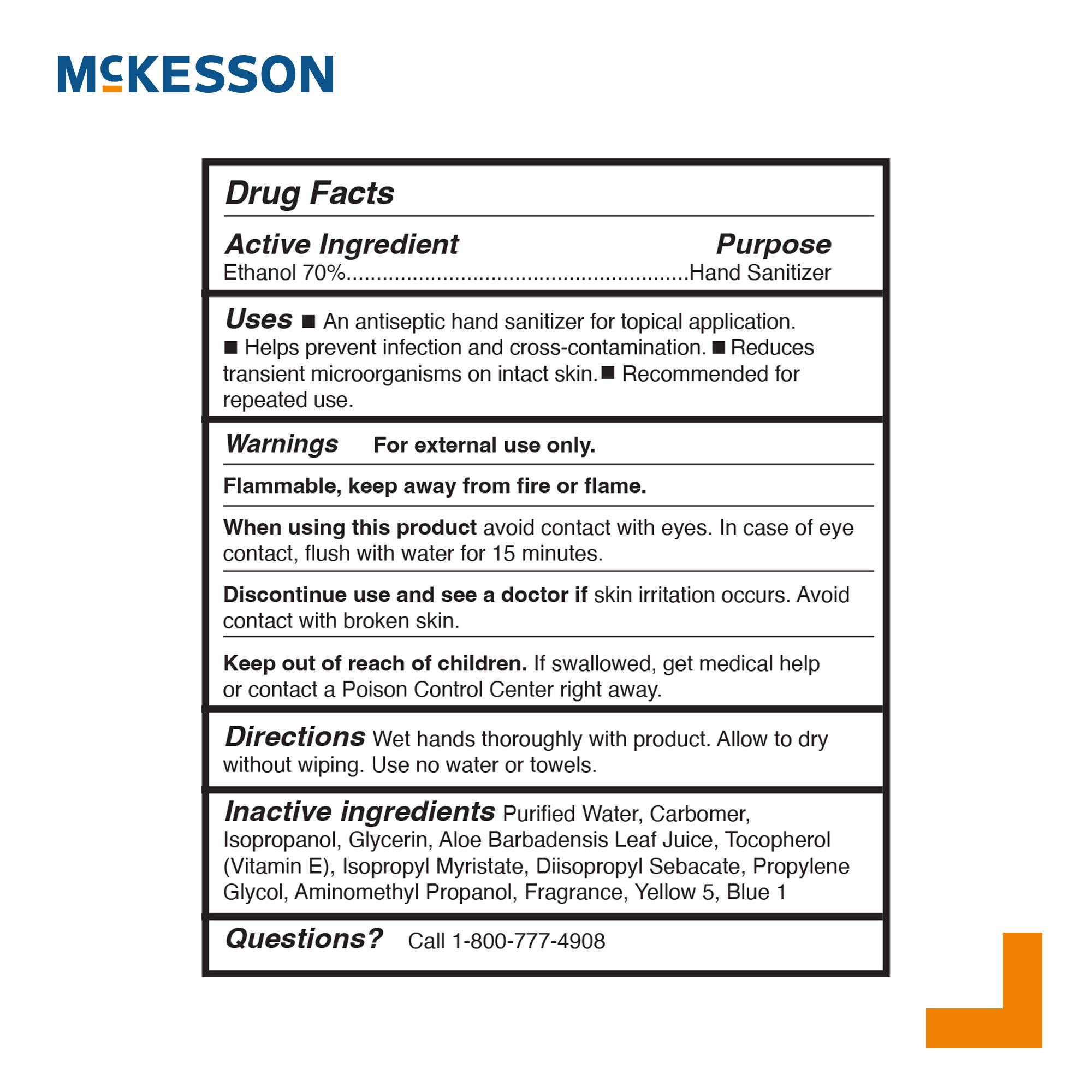 McKesson Premium Hand Sanitizer with Aloe - Image 4