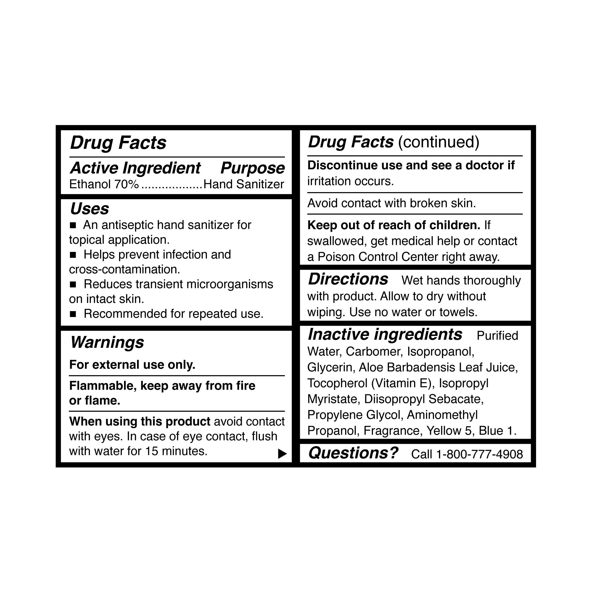 McKesson Premium Hand Sanitizer With Aloe, Ethyl Alcohol Gel - Image 2