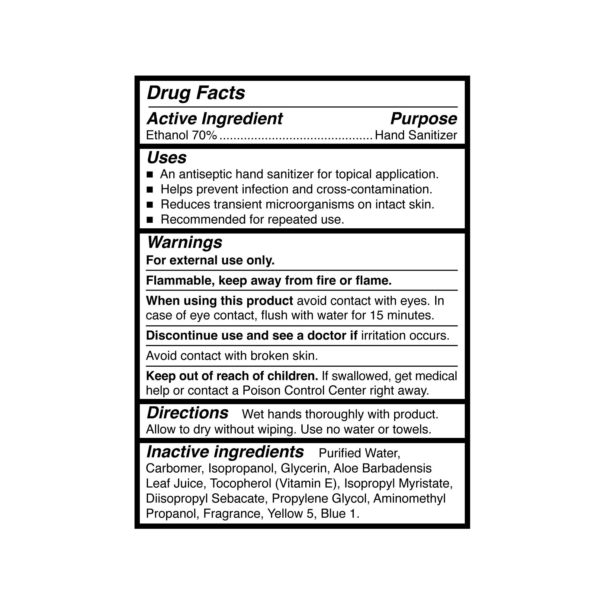 McKesson Premium Hand Sanitizer With Aloe, Ethyl Alcohol Gel, 4-ounce Bottle - Image 2