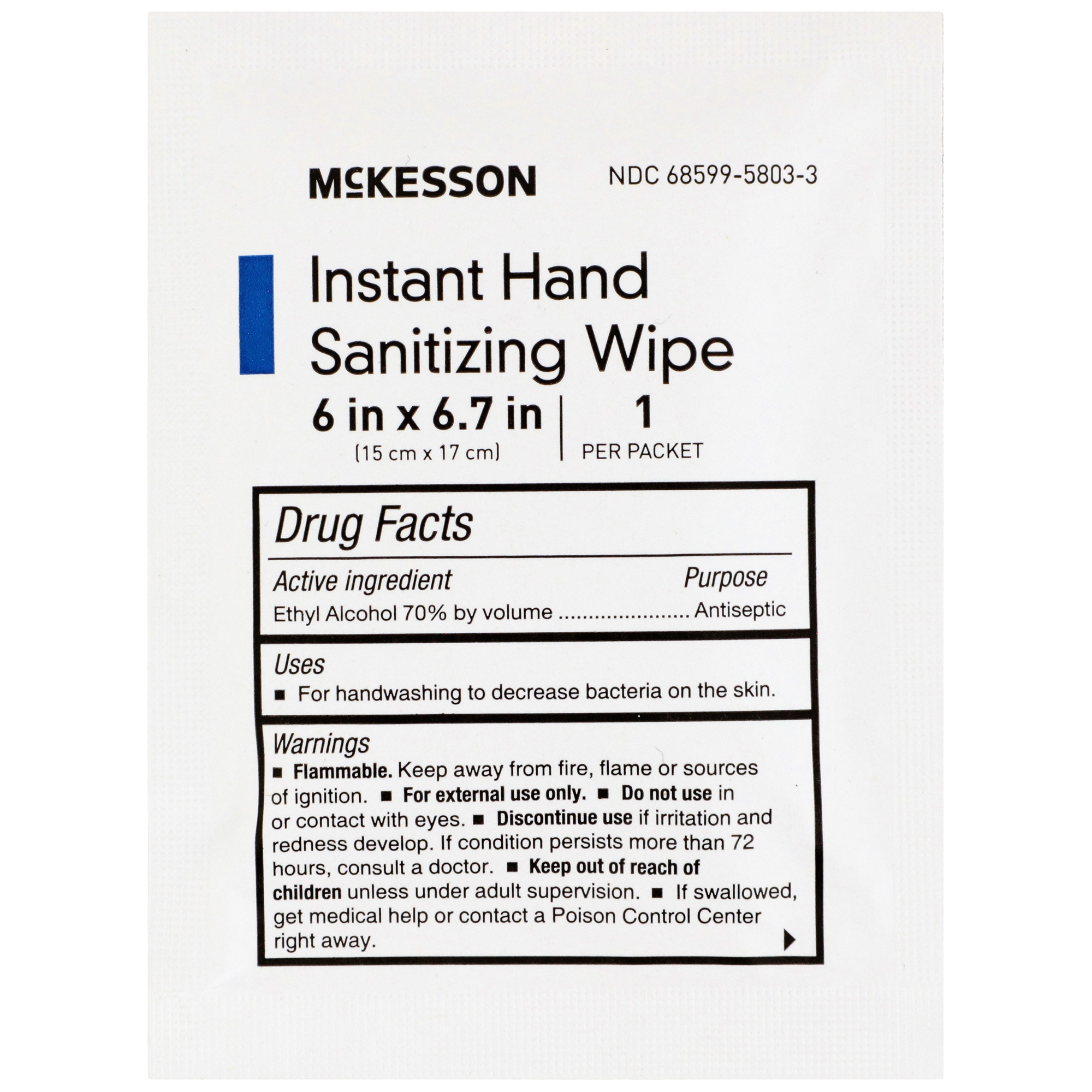 McKesson Hand Sanitizing Wipes - Image 3